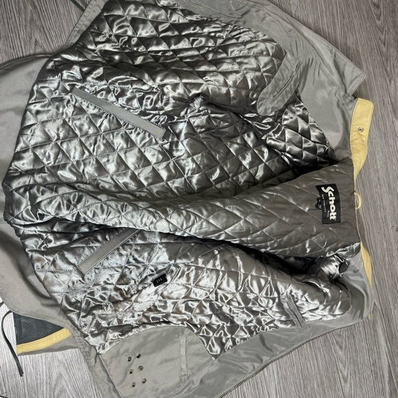 Vintage Schott NYC 04 Leather Jacket Racing Men's Streetwear Preowned Sz XL Mens - Picture 14 of 16